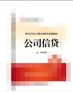 2022银行从业资格考试教材《公司信贷》（初、中级）